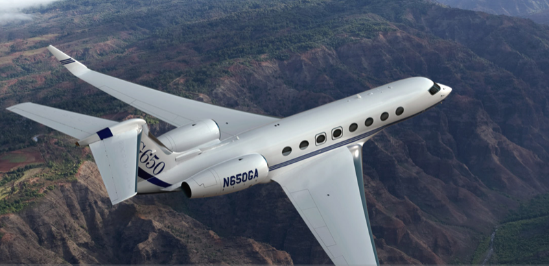 Illustration for article titled Near-Supersonic Gulfstream 650 Unveiled, Steve Jobs Gets Excited